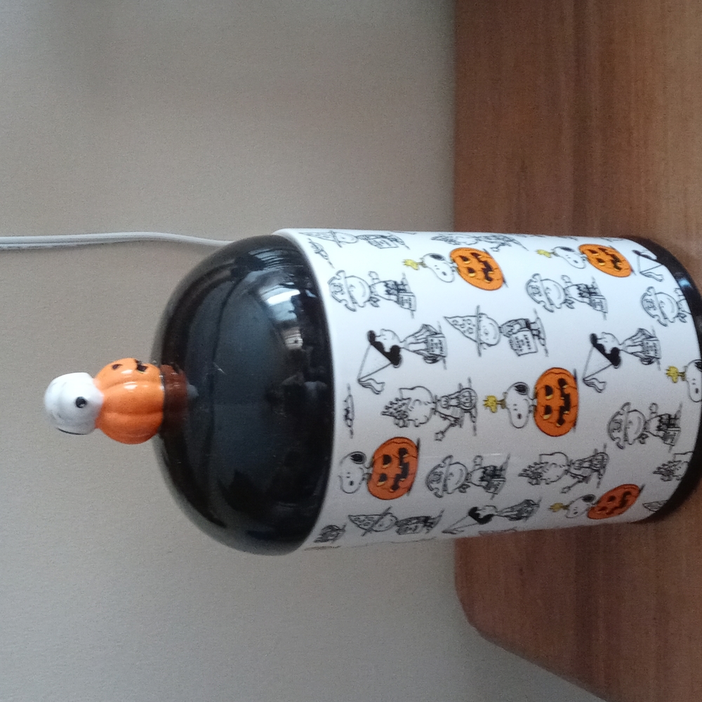Halloween snoopy cookie jar